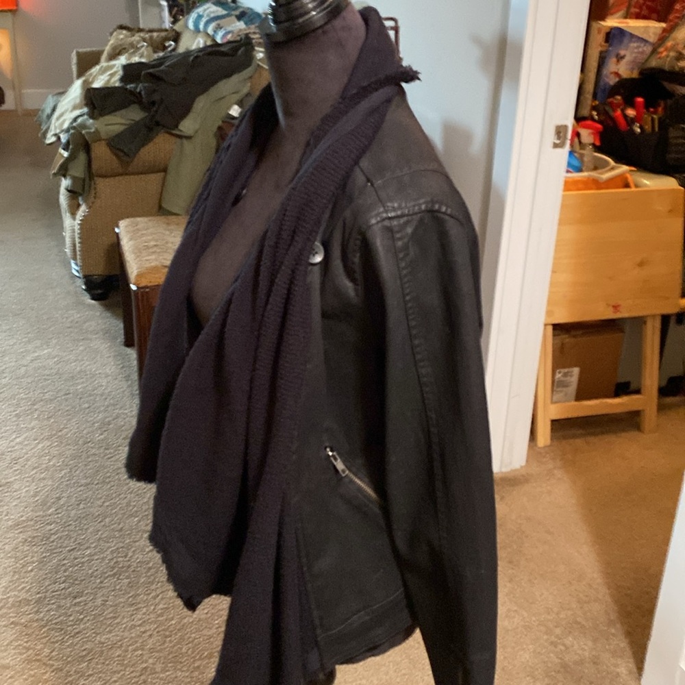 NWOT Free People drape front jacket size 10 - Picture 4 of 5